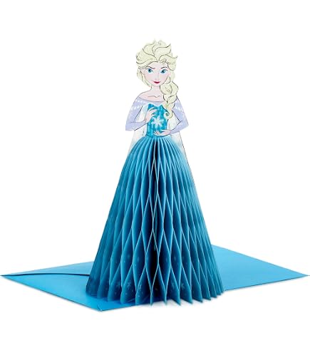 Amazon | プリンセスエルサバースデーカード - ディズニープリンセスの